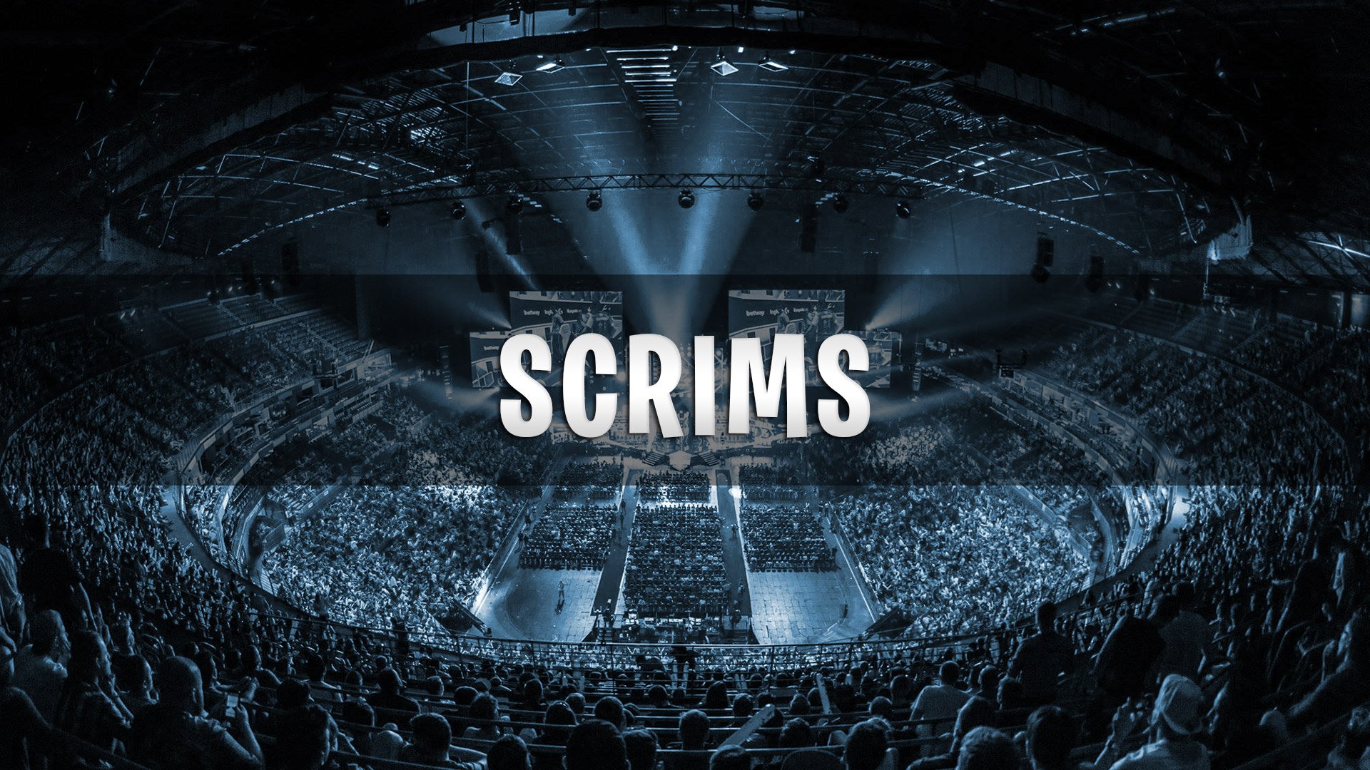 What are "scrims" in professional gaming?